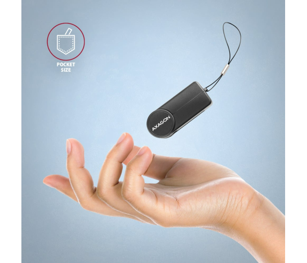 Axagon CRE-SMPA USB-A Smart card PocketReader czytnik - 1485440 - zdjęcie 3